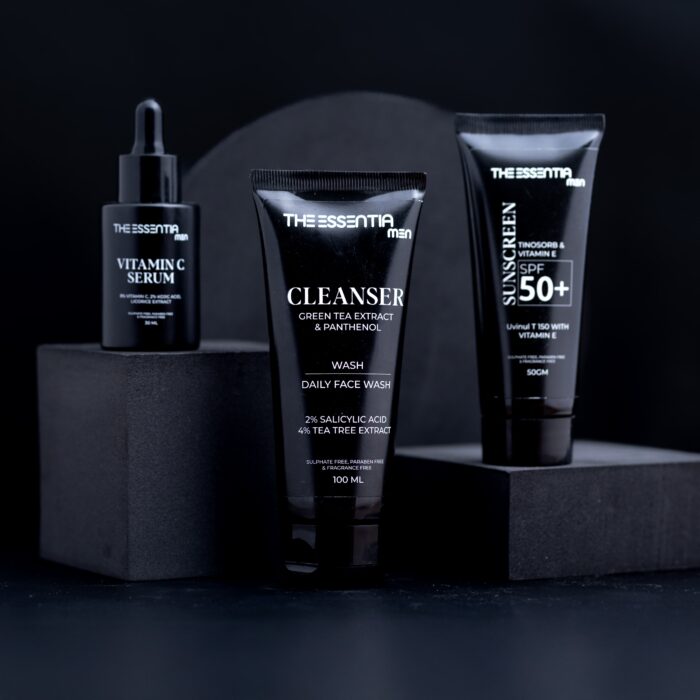 Glow Plus: Cleanser + Vitamin C Serum + Sunscreen