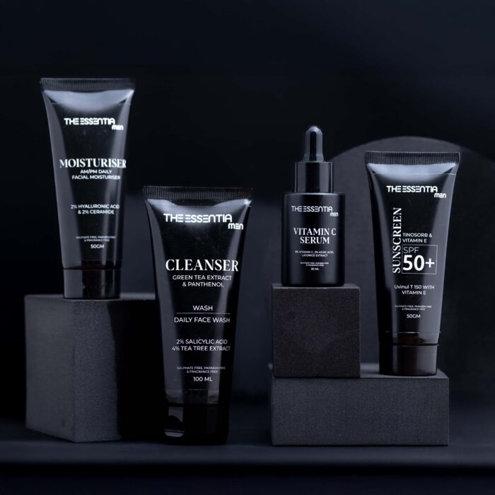 Glow Pro: Cleanser + Vitamin C Serum + Moisturizer + Sunscreen