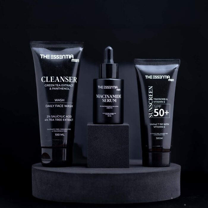 Clear Plus: Cleanser + Niacinamide Serum + Sunscreen